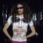 20-06-1979 The Tubes backstage at Congreshall at The Hague, The Netherlands.

[keywords]Posed, Eyecontact, Half Length[/keywords]